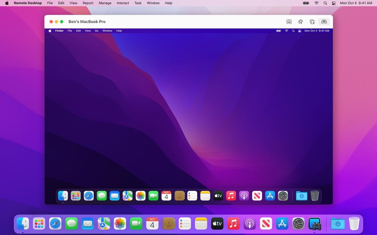 Remote Desktop screenshot 2